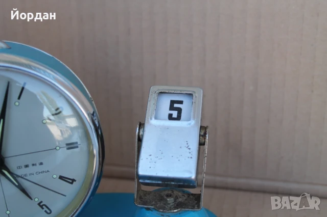 Стар Китайски будилник с органайзер, снимка 5 - Антикварни и старинни предмети - 50798809