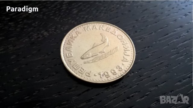 Монета - Македония - 2 денари | 1993г., снимка 3 - Нумизматика и бонистика - 29304638