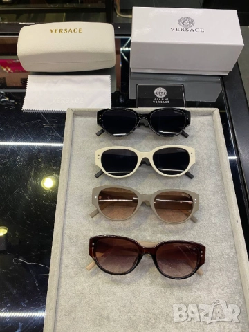 очила с черен обикновен калъф и ув защита versace louis vuitton, снимка 15 - Слънчеви и диоптрични очила - 51444699
