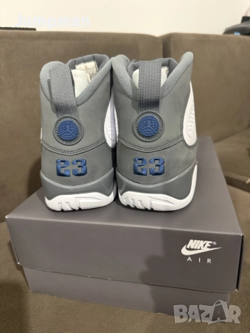 jordan 9 retro flint grey, снимка 7 - Маратонки - 56547169
