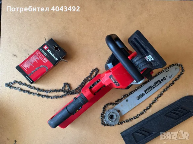 Акумулаторен верижен трион Einhell GP-LC 36/35Li, снимка 4 - Градинска техника - 48964954