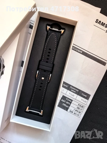 Samsung Galaxy Watch 8 Classic 46mm L505 LTE - Black нов Гаранция, снимка 2 - Смарт часовници - 53227539