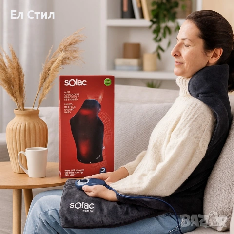 Нагревателната терапевтична подложка Solac Helsinki Cervical-Espalda, снимка 3 - Други стоки за дома - 53930556