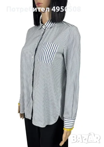 Уикенд риза с райета от Max Mara, снимка 5 - Ризи - 56168982