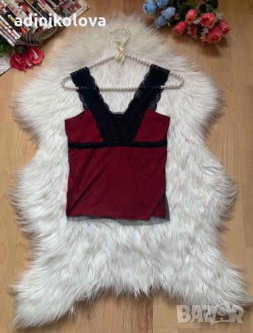 Къс потник с дантела, снимка 1