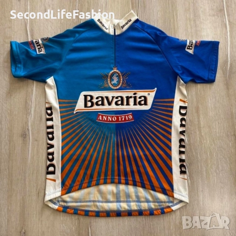 Тениска с къс ръкав Bavaria Cycling Fabio Farelli колоездене размер L 2002