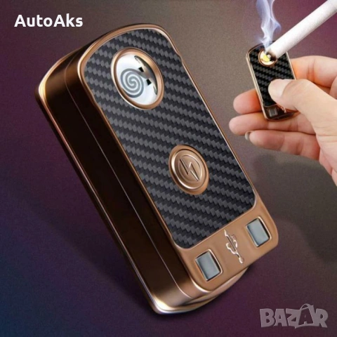 Пепелник за автомобил с диод, USB зареждане и вградена запалка, снимка 5 - Аксесоари и консумативи - 53875661