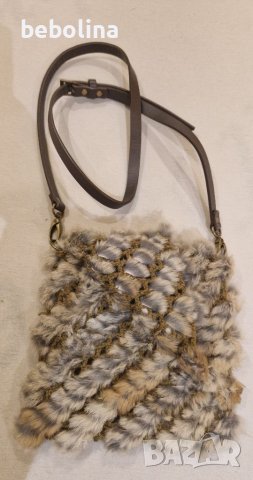 Дамска чанта от естествен косъм , снимка 6 - Чанти - 38959973