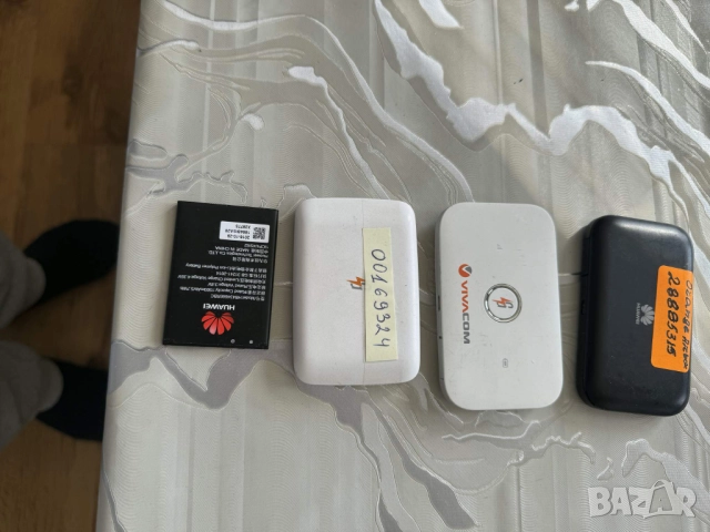 Три мобилни рутера 4G бисквитки работа с всички оператори 30 лв за бройри