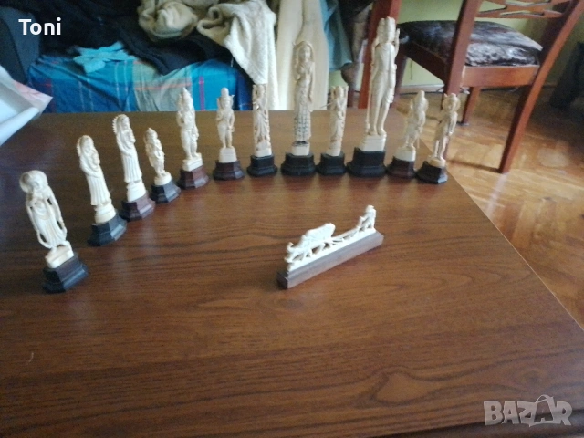 Колекция от слонова кост индийски богове и една друга фигура бартер, снимка 5 - Колекции - 53269696