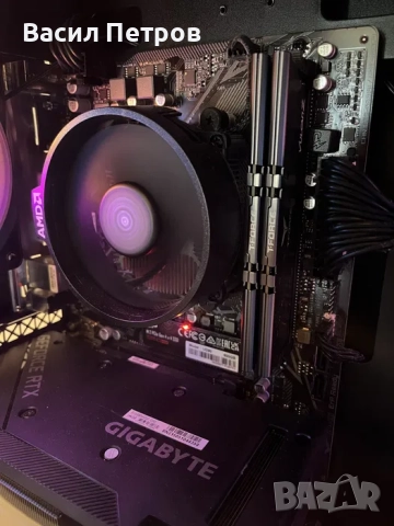 Геймърски компютър Ryzen 5 5500, 32GB RAM, NVIDIA RTX 3060 12GB + SSD, снимка 4 - Геймърски - 52564762