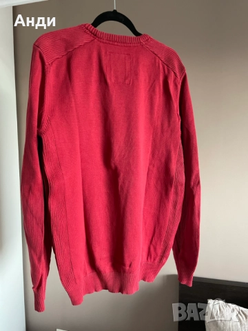 Tom Taylor Мъжки памучен пуловер, размер L, снимка 2 - Пуловери - 51861416