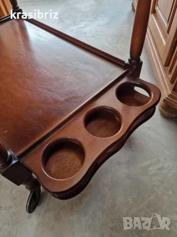 Масивна Количка за Сервиране-внос от ГЕРМАНИЯ!, снимка 4 - Други - 50655909