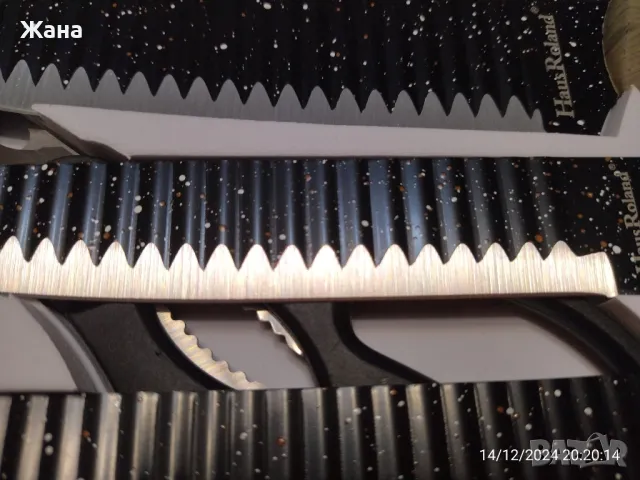 Комплект луксозни ножове, снимка 2 - Аксесоари за кухня - 48349426