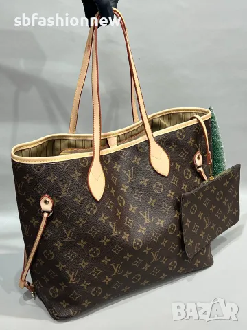 Louis Vuitton Neverfull голям размер, снимка 7 - Чанти - 55764863