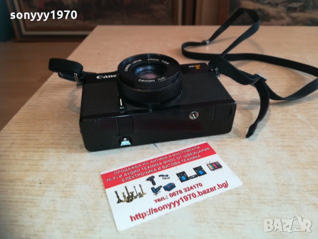 canon ретро фотоапарат-внос швеция, снимка 12 - Фотоапарати - 32035285