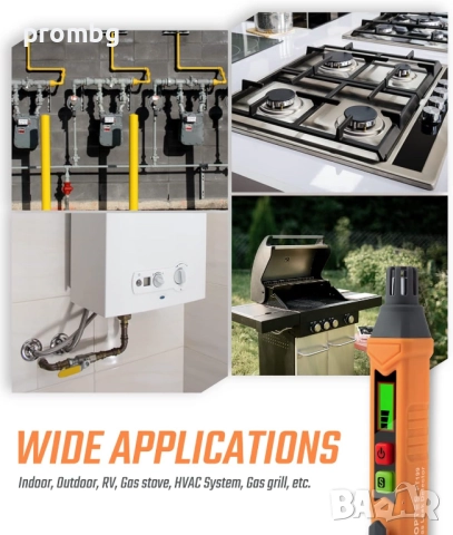 преносим детектор за газ, снимка 5 - Други инструменти - 42341686