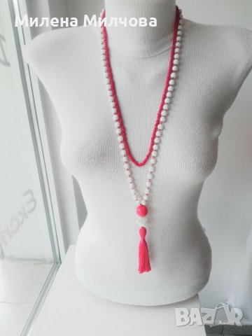 Цветни гердани, снимка 2 - Колиета, медальони, синджири - 37113273