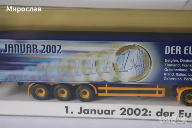 WIKING H0 1/87 MAN TGA КАМИОН ИГРАЧКА МОДЕЛ ВЛЕКАЧ, снимка 3 - Колекции - 49696761