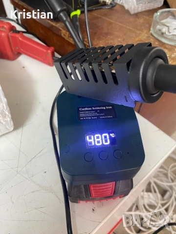 Поялник BOSCH 18v , снимка 3 - Поялници и запояване - 52421164