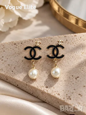 дамски обеци chanel, снимка 8 - Обеци - 56218308