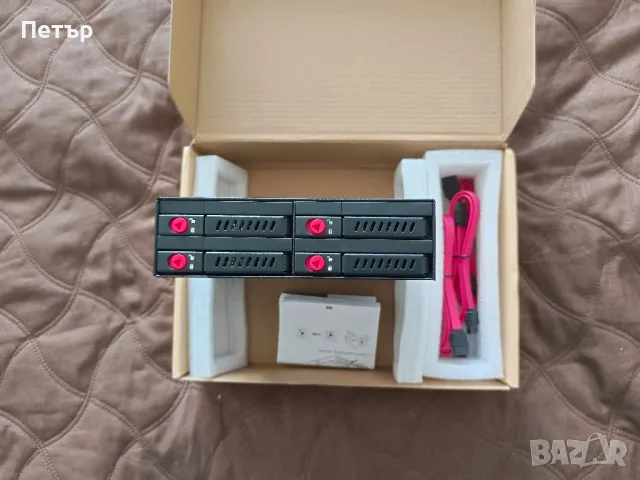 Продававам 5.25" рак за 4 диска 2.5" , снимка 2 - Твърди дискове - 50321887