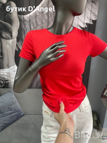 Тениска в червен цвят, снимка 1