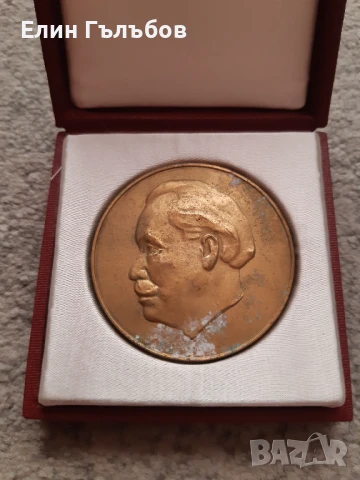 Плакет в кутийка с лика на Георги Димитров, снимка 5 - Антикварни и старинни предмети - 51330098