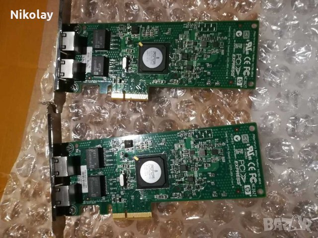Продавам 2 портови гигабитови мрежови карти
