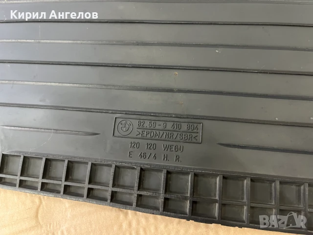 Задни оригинални гумени стелки за BMW E46 (седан и комби), снимка 4 - Аксесоари и консумативи - 50589815