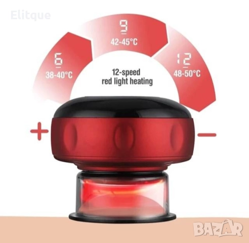 Електрически масажор, YHJ, 12 скорости, червен, снимка 4 - Масажори - 52854612