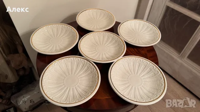 Комплект 6бр. чинии, СССР Конаково., снимка 4 - Чинии - 49319495