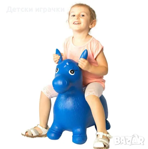 Детско конче за скачане гумено, надуваемо, снимка 5 - Други - 48436441