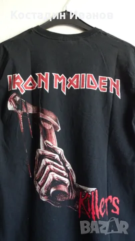 Iron Maiden Killers метъл рок тениска, снимка 4 - Тениски - 47596057