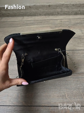 Дамска официална чанта / клъч + дълга дръжка, снимка 6 - Чанти - 53082873