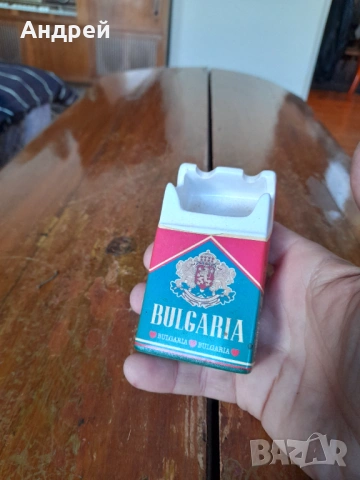 Стар пепелник Bulgaria, снимка 2 - Други ценни предмети - 53367441