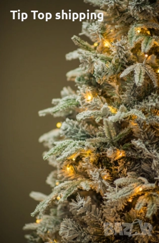 Коледна елха с вградени лампички , снимка 3 - Декорация за дома - 52224529