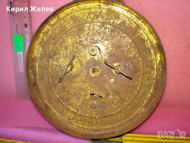 СТАРИНЕН НЕМСКИ КОЛЕКЦИОНЕРСКИ МЕХАНИЧЕН РЕТРО БУДИЛНИК от ЦАРСКО ВРЕМЕ 43625, снимка 6 - Антикварни и старинни предмети - 44466187