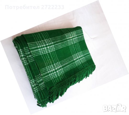 Ново старинно ръчно тъкано вълнено одеяло, снимка 4 - Олекотени завивки и одеяла - 29930997