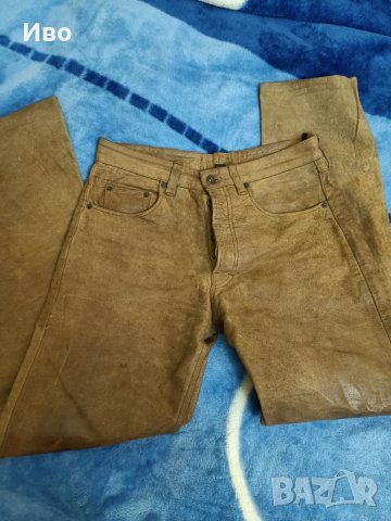 Мъжки кожен панталон Pantera, снимка 2 - Панталони - 35075180