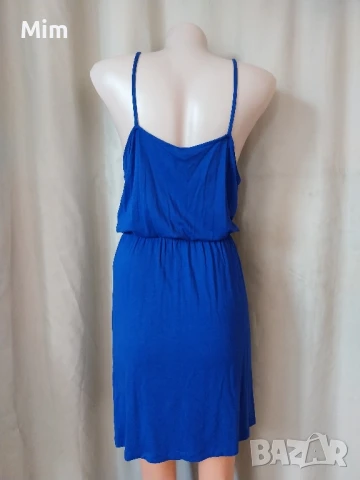 XL  Синя къса рокля, снимка 3 - Рокли - 50671252