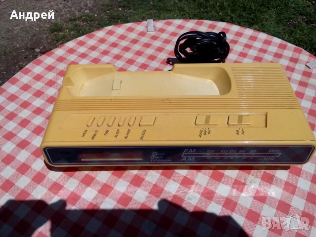 Стар радио часовник Lenoxx Sound, снимка 2 - Други ценни предмети - 29686599