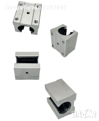 2 бр. Линейна направляваща релса  SBR20 + 4 бр. SBR20UU блокове, снимка 10 - Други инструменти - 53008194