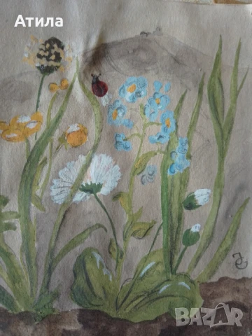 картина 11.5/11.5 см, снимка 2 - Картини - 51350934