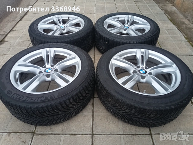 ДЖАНТИ BMW STYLE 467M 19" 5X120 E53 E70 E71 F15 F16 със зимни гуми Michelin 255/50/19, снимка 9 - Гуми и джанти - 53214128