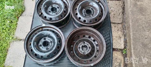 4бр железни джанти 5. 5J14 ЕТ24 4x108. Оригинални от Citroen. Стават и на Peugeot и др., снимка 4 - Гуми и джанти - 49910211