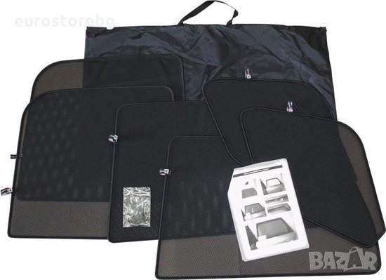 Комплект сенници за автомобил Kia Carnival 06-14, UV, 6 броя комплект щори, снимка 4 - Аксесоари и консумативи - 30199526