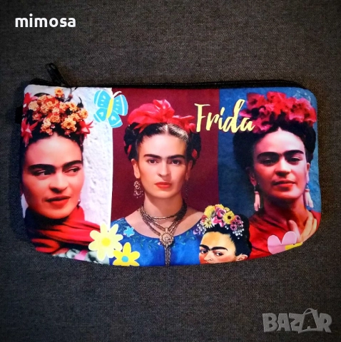 Фрида Кало несесери с принт, снимка 13 - Портфейли, портмонета - 41167508