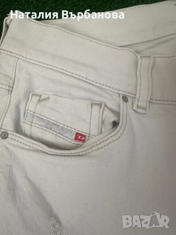 Бели дънки Diesel, снимка 5 - Дънки - 51787454
