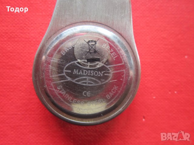 Специален алпийски часовник Мадисон Ню Йорк, снимка 5 - Мъжки - 29411607